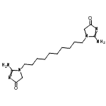 CAS#: 85508-21-0， 1,1'-(1,10-Decanediyl)bis(2-amino-1,5-dihydro-4H-imidazol-4-one)