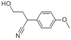structure of CAS# 855222-19-4, 4-Hydroxy-2-(4-Methoxy-Phenyl)-Butyronitrile;4-HYDROXY-2-(4-METHOXY-PHENYL)-BUTYRONITRILE