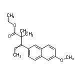 CAS 登录号：85536-82-9， 乙基3-(6-甲氧基-2-萘基)-2,2-二甲基-3-戊烯酸酯