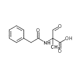 CAS#: 855701-59-6， 2-Methyl-3-oxo-2-[(phenylacetyl)amino]propanoic acid