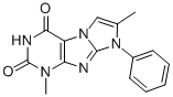 CAS 登录号：85592-12-7， 1,7-二甲基-8-苯基-1H-咪唑并(2,1-f)嘌呤-2,4(3H,8H)-二酮