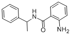 structure of CAS# 85592-80-9, 2-Amino-N-(1-Phenyl-Ethyl)-Benzamide;2-AMINO-N-(1-PHENYL-ETHYL)-BENZAMIDE