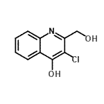 CAS#: 856086-91-4， 3-Chloro-2-(hydroxymethyl)-4-quinolinol