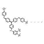 CAS#: 85614-38-6， Sodium hydrogen 4-{[4-({4-[(4-sulfonatophenyl)amino]phenyl}{4-[(4-sulfonatophenyl)imino]-2,5-cyclohexadien-1-ylidene}methyl)phenyl]amino}-1,2-benzenedisulfonate (3:1:1)