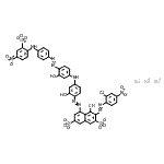 CAS#: 85631-89-6， Trisodium 3-[(2-chloro-4-nitrophenyl)diazenyl]-4-hydroxy-5-[(2-hydroxy-4-{[3-hydroxy-4-({4-[(4-nitro-2-sulfonatophenyl)amino]phenyl}diazenyl)phenyl]amino}phenyl)diazenyl]-2,7-naphthalenedisulfonate