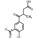CAS#: 85633-96-1， 4-(4-Chloro-3-nitrophenyl)-3-methyl-4-oxobutanoic acid