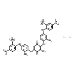 CAS#: 85650-79-9， Disodium 2,2'-{(2-methyl-3,6-dioxo-1,4-cyclohexadiene-1,4-diyl)bis[imino(3-methyl-4,1-phenylene)imino]}bis(5-nitrobenzenesulfonate)