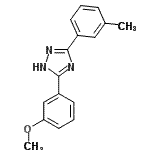 CAS#: 85681-45-4， 3-(3-Methoxyphenyl)-5-(3-methylphenyl)-1H-1,2,4-triazole