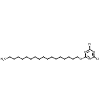 CAS#: 85681-94-3， 2,4-Dichloro-6-(octadecyloxy)-1,3,5-triazine