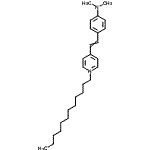 CAS#: 85687-99-6， 4-{2-[4-(Dimethylamino)phenyl]vinyl}-1-dodecylpyridinium