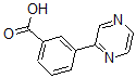 structure of CAS# 856905-13-0, 3-(2-Pyrazinyl)-Benzoic Acid;3-(3,6-Dimethylpyrazin-2-Yl)Benzoic Acid;3-(3-Chloropyrazin-2-Yl)Benzoic Acid;3-(6-Chloropyrazin-2-Yl)Benzoic Acid