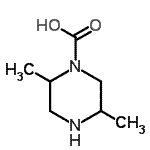 CAS#: 856929-73-2， 2,5-Dimethyl-1-piperazinecarboxylic acid