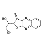 CAS 登录号：856942-80-8， 2-(1,2-二羟基乙基)呋喃并[2,3-b]喹喔啉-3(2H)-酮