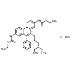 CAS#: 85711-92-8， 5-[3-(Diethylamino)propyl]-3,8-bis[(ethoxycarbonyl)amino]-6-phenylphenanthridinium chloride hydrochloride (1:1:1)
