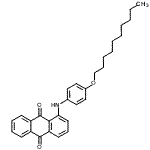 CAS#: 85720-77-0， 1-{[4-(Decyloxy)phenyl]amino}-9,10-anthraquinone
