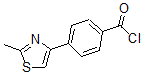 结构式 CAS# 857283-93-3, 4-(2-甲基-4-噻唑基)-苯甲酰氯