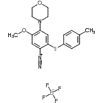 CAS#: 85750-32-9， 5-Methoxy-2-[(4-methylphenyl)sulfanyl]-4-(4-morpholinyl)benzenediazonium tetrafluoroborate