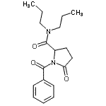 CAS#: 85760-90-3， 1-Benzoyl-5-oxo-N,N-dipropylprolinamide
