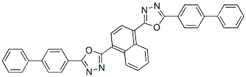 CAS#: 85765-06-6， 2,2'-(1,4-Naphthalenediyl)Bis[5-[1,1'-Biphenyl]-4-Yl-1,3,4-Oxadiazole