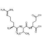 CAS#: 85775-46-8， N<sup>5</sup>-(Diaminomethylene)-L-ornithyl-L-valyl-L-glutamic acid