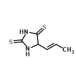 CAS#: 857767-87-4， 5-[(1E)-1-Propen-1-yl]-2,4-imidazolidinedithione