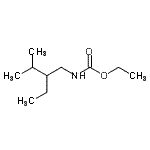 CAS#: 857782-06-0， Ethyl (2-ethyl-3-methylbutyl)carbamate