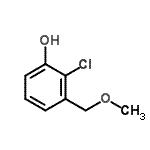 CAS#: 857783-34-7， 2-Chloro-3-(methoxymethyl)phenol