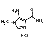 CAS#: 858221-77-9， 5-Amino-1-methyl-1H-imidazole-4-carboxamide hydrochloride (1:1)