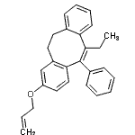 CAS#: 85850-83-5， 3-(Allyloxy)-11-ethyl-12-phenyl-5,6-dihydrodibenzo[a,e][8]annulene