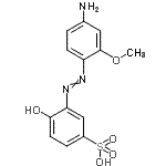 CAS#: 85895-92-7， 3-[(4-Amino-2-methoxyphenyl)diazenyl]-4-hydroxybenzenesulfonic acid