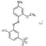 CAS#: 85895-93-8， Sodium 3-[(4-amino-2-methoxyphenyl)diazenyl]-4-hydroxybenzenesulfonate