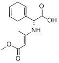 structure of CAS# 85896-06-6, (R)-(+)-alpha-[(3-Methoxy-1-Methyl-3-Oxo-1-Propenyl)Amino]-1,4-Cyclohexadiene-1-Acetic Acid Sodium Salt;2-[[(1E)-2-(METHOXYCARBONYL)-1-METHYL-VINYL]AMINO]-(2R)-2-CYCLOHEXA-1,4-DIENYLACETIC ACID NA SALT;(R)-Α-[[2-(Ethoxycarbonyl)-1-Methylethenyl]Amino]-1,4-Cyclohexadiene-1-Acetic Acid Potassium Salt;2-[[(1E)-2-(Methoxycarbonyl)-1-Me-Vinyl]Amino]-(2R)-2-Cyclohexa-1,4-Dienylacetic Acid, Na Salt