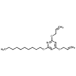 CAS#: 85896-26-0， 2,4-Bis(allyloxy)-6-(decyloxy)-1,3,5-triazine