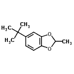 CAS#: 85896-58-8， 2-Methyl-5-(2-methyl-2-propanyl)-1,3-benzodioxole