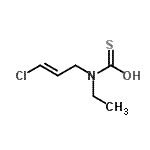 CAS#: 859918-02-8， [(2E)-3-Chloro-2-propen-1-yl]ethylcarbamothioic O-acid