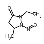 CAS#: 859955-31-0， 2-Ethyl-5-methyl-1-nitroso-3-pyrazolidinone