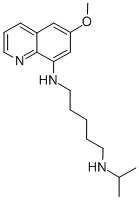 结构式 CAS# 86-78-2, 戊胺喹