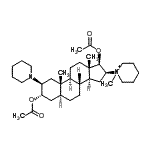CAS#: 86029-43-8， (2beta,3alpha,5alpha,16beta,17beta)-3,17-Diacetoxy-16-(1-methyl-1-piperidiniumyl)-2-(1-piperidinyl)androstane