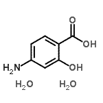 CAS 登录号：860507-80-8， 4-氨基-2-羟基苯甲酸二水合物