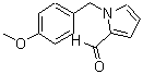 structure of CAS# 861162-64-3, 1-(4-Methoxybenzyl)-1H-pyrrole-2-carbaldehyde;1-(4-methoxybenzyl)-1H-pyrrole-2-carbaldehyde;1-(4-Methoxy-benzyl)-1H-pyrrole-2-carbaldehyde;1-(4-Methoxybenzyl)pyrrole-2-carbaldehyde