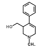CAS#: 86219-77-4， (1-Methyl-4-phenyl-1,2,3,6-tetrahydro-3-pyridinyl)methanol