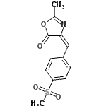 CAS#: 862252-58-2， (4E)-2-Methyl-4-[4-(methylsulfonyl)benzylidene]-1,3-oxazol-5(4H)-one