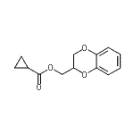 CAS#: 862467-79-6， 2,3-Dihydro-1,4-benzodioxin-2-ylmethyl cyclopropanecarboxylate
