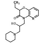 CAS#: 86267-26-7， 2-Ethyl-4-[2-hydroxy-3-(1-piperidinyl)propyl]-2H-pyrido[3,2-b][1,4]oxazin-3(4H)-one