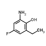 CAS#: 862730-23-2， 2-Amino-6-ethyl-4-fluorophenol