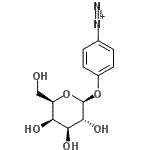 CAS#: 86277-63-6， 4-(beta-D-Galactopyranosyloxy)benzenediazonium
