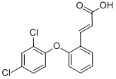 structure of CAS# 86308-90-9, 3-[2-(2,4-Dichlorophenoxy)Phenyl]Acrylic Acid;(E)-3-[2-(2,4-DICHLOROPHENOXY)PHENYL]-2-PROPENOIC ACID;3-[2-(2,4-DICHLOROPHENOXY)PHENYL]ACRYLIC ACID