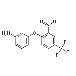 CAS#: 86336-36-9， 3-[2-Nitro-4-(trifluoromethyl)phenoxy]aniline