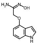 CAS#: 86346-64-7， (1E)-N'-Hydroxy-2-(1H-indol-4-yloxy)ethanimidamide