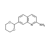 CAS#: 863549-16-0， 7-(1,3-Dioxan-2-yl)-2-quinolinamine